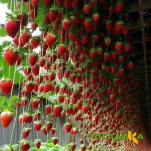 Клубника ампельная Анастасия купить по цене от 370р. в интернет-магазине «Посадика» с доставкой почтой в в Красное Селое и по всей России – [изображение №1].